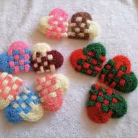 اسکاج بافتنی طرح قلب