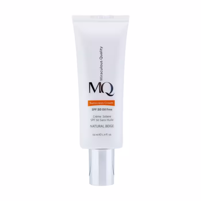 کرم ضد آفتاب فاقد چربی بژ طبیعی spf50