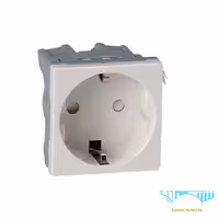 پریز برق سفید دانوب سایز 45*45power outlet 45 * 45 white