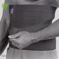 شکم بند تنفسی با کش دابل کد V203 ورنا