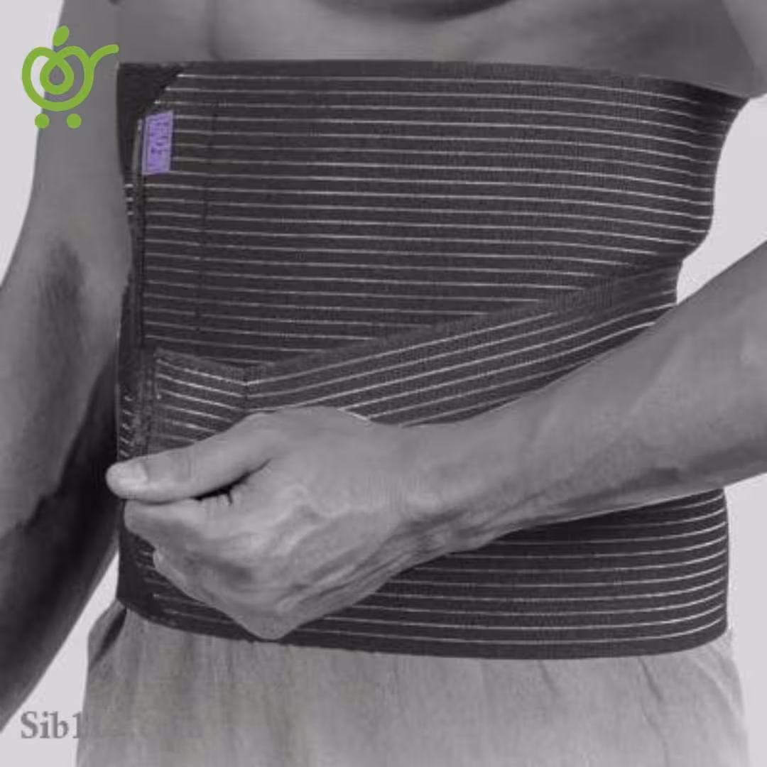 شکم بند تنفسی با کش دابل کد V203 ورنا