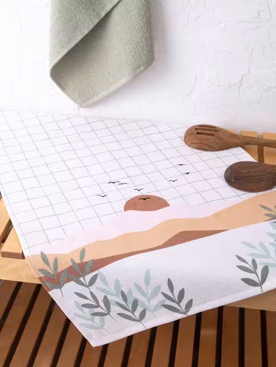 ست حوله آشپزخانه السی هوم بسته 2 عددی