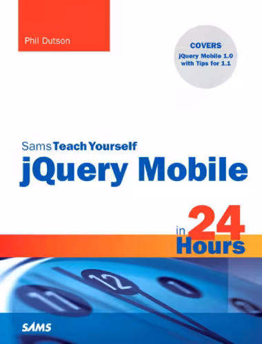 خرید و دانلود نسخه کامل کتاب Sams Teach Yourself jQuery Mobile in 24 Hours