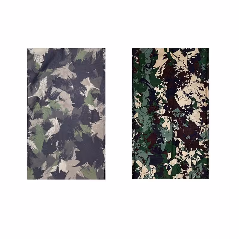 دستمال سر و گردن کوهنوردی طرح استتار جنگلی