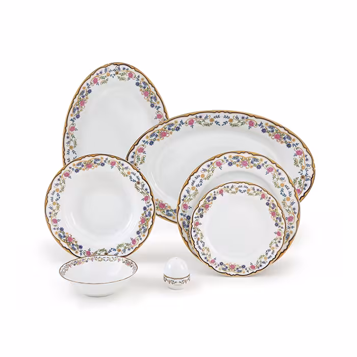 سرویس چینی 28 پارچه 6 نفره طرح گلستان