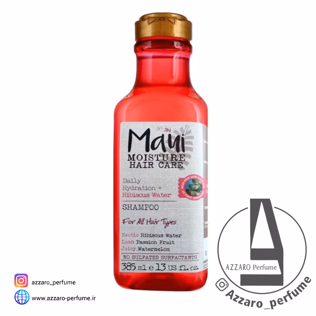 شامپو مو مائویی mavi مدل HIBISCUS WATER حجم 385 میل