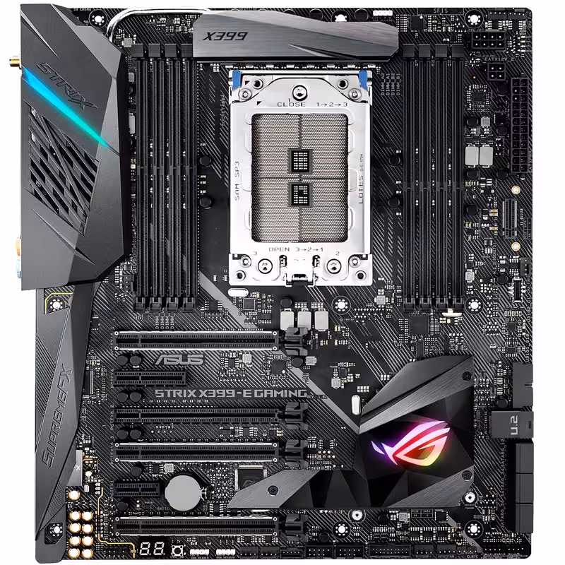 مادربرد با پردازنده ASUS STRIX X399-E GAMING WITH (CPU 1900X)  (Stock)