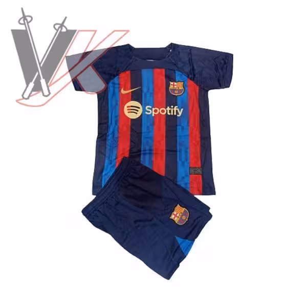 کیت اول بچه گانه بارسلونا 2023 کد 2310031