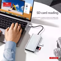 هاب 8 پورت USB-C ارلدام مدل 8IN1 W29