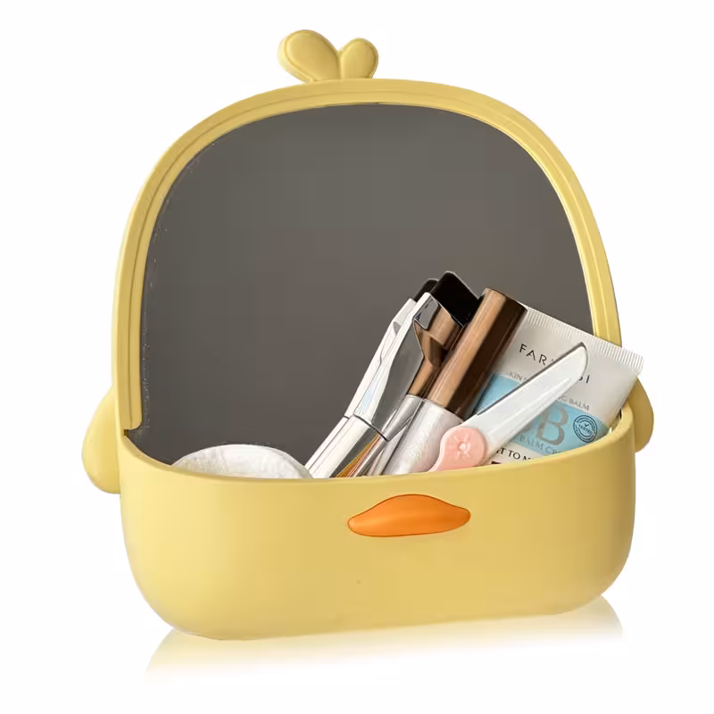 استند لوازم آرایش آینه دار جوجه ای