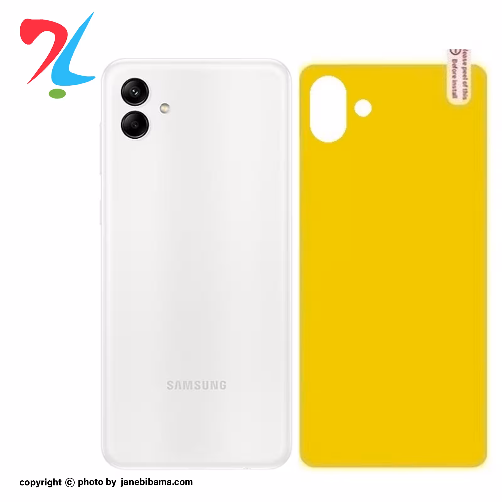 برچسب محافظ پشت گوشی سامسونگ galaxy a04