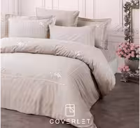 روتختی دونفره یاسی گلدوزی کاوری مدل Alameda