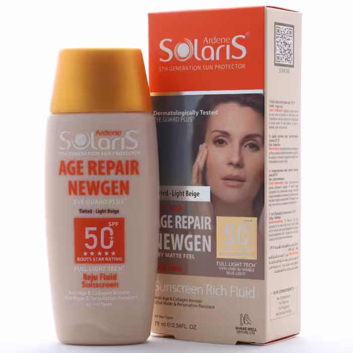 خرید و قیمت فلوئید ضد آفتاب ضد چروک SPF 50 آردن سولاریس