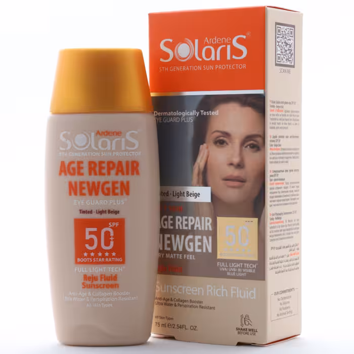 خرید و قیمت فلوئید ضد آفتاب ضد چروک SPF 50 آردن سولاریس