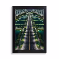 تابلو منظره طرح شهر کد PF-22178
