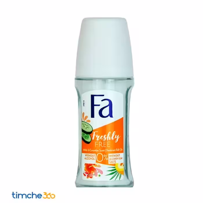 رول ضد تعریق زنانه فا مدل Freshly Free حجم 50 میلی لیتر
