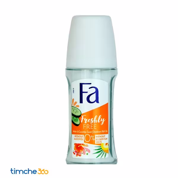 رول ضد تعریق زنانه فا مدل Freshly Free حجم 50 میلی لیتر