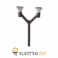 چراغ پارکی قارچی دو شعله زمرد نور