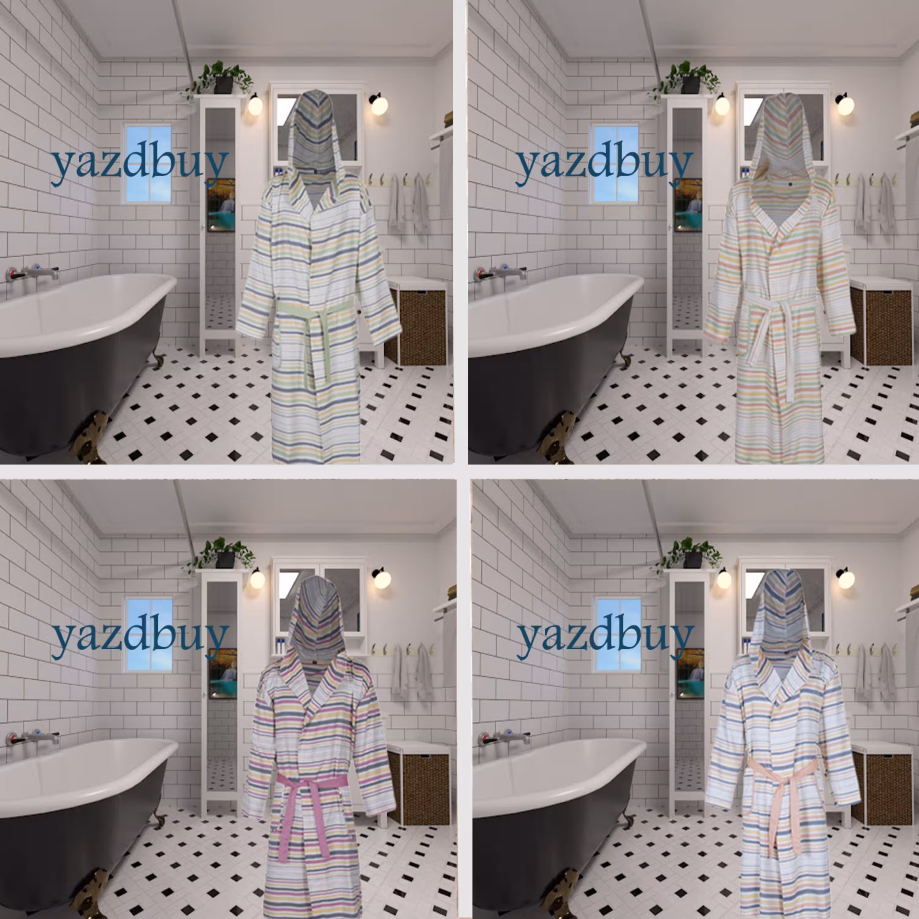 حوله تن پوش نخی با کیفیت عالی سایز لارج L