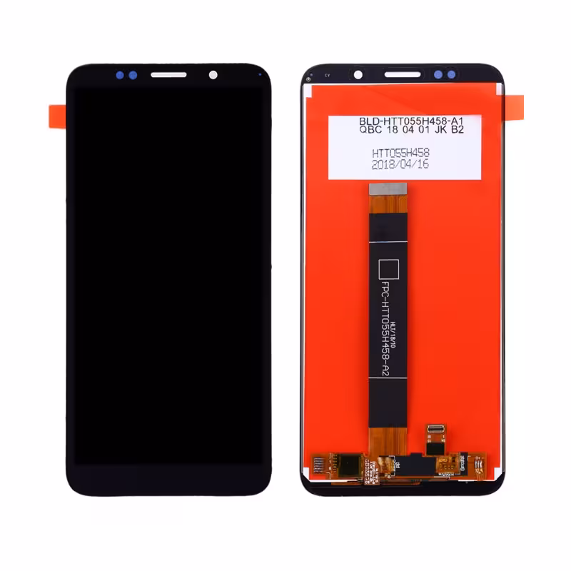 LCD Y5 PRIME 2018 HONOR 7S Y5 LITE 2018 BLACK 100% PACK HUW