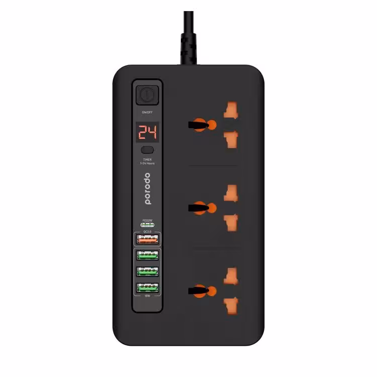 چندراهی برق پرودو مدل Multi-Port Power HUB