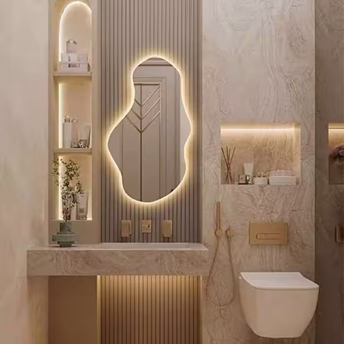 آینه سرویس بهداشتی الف طرح سانا کد BA-100-70