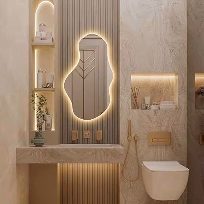 آینه سرویس بهداشتی الف طرح سانا کد BA-100-70
