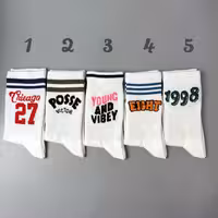 جوراب ساقدار الیت نوشته دار سری 27