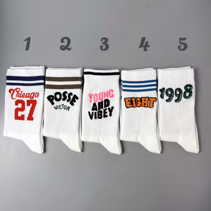 جوراب ساقدار الیت نوشته دار سری 27