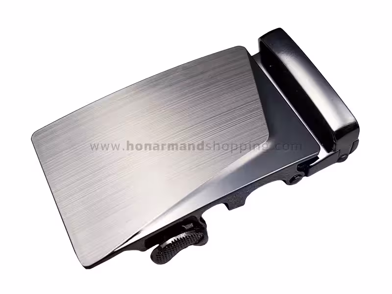 سگک کمربند ریلی اتوماتیک رنگ دودی سایز 3.5