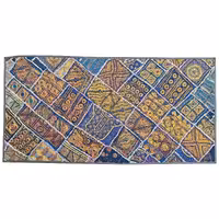 رومیزی مستطیل بزرگ سوزن دوزی گلابتون کد MOSBO12 نفیس آستردار