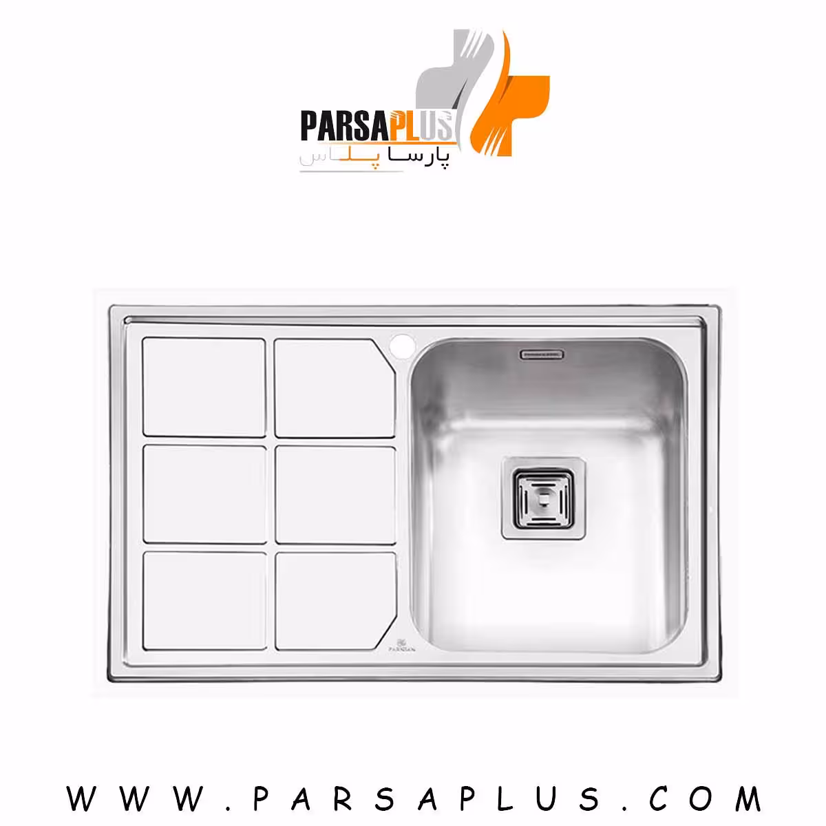 سینک پرنیان استیل Ps 1218 توکار
