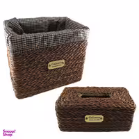 ست سطل و جای دستمال کاغذی گالیکو مدل TR-1