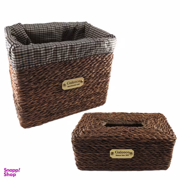 ست سطل و جای دستمال کاغذی گالیکو مدل TR-1