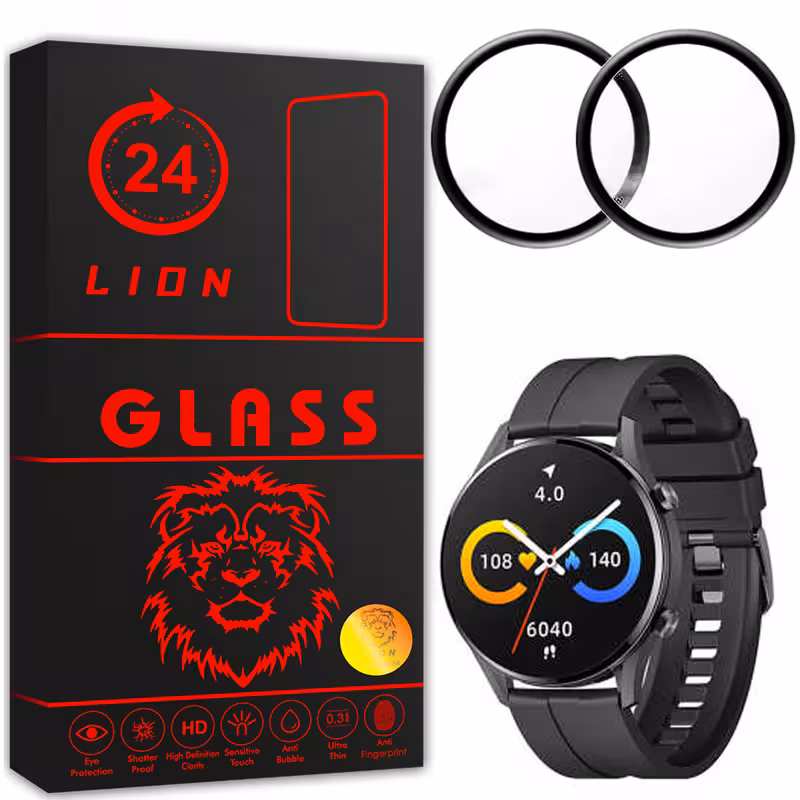 محافظ صفحه نمایش لاین مدل RT007 مناسب برای ساعت هوشمند شیائومی Smart Watch Imilab W12 بسته دو عددی