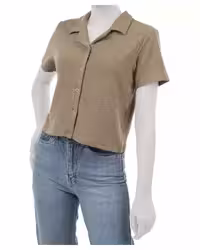 شومیز زنانه کراپ نسکافه ای آر ان اس RNS کد 11272345