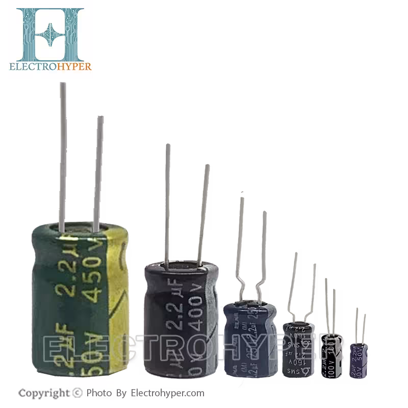 خازن الکترولیت2.2 میکروفاراد