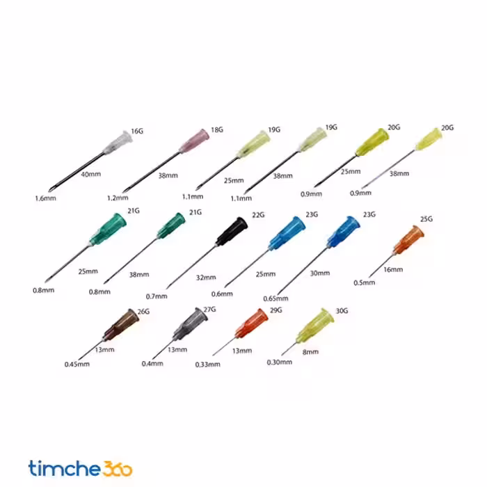 سر سوزن آوا گیج 22 مشکی بسته 100 عددی