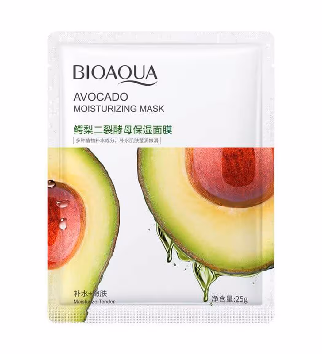 ماسک ورقه ای آواکادو بیوآکوا BIOAQUA
