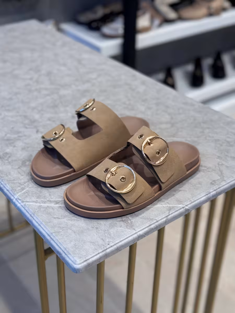 صندل زنانه طبی کد ss185 رنگ کرم سایز 40