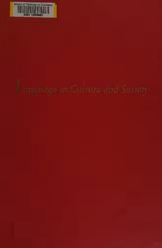 خرید و دانلود نسخه کامل کتاب Language in Culture and Society : A Reader in Linguistics and Anthropology