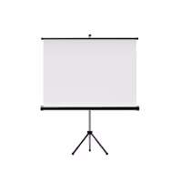 پرده نمایش پایه دار پروژکتور سایز 1.5×1.5