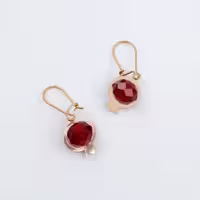 گوشواره سواروسکی طرح انار