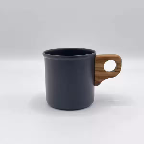 ماگ آلومینیوم 250 میل مات مشکی