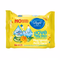 دستمال مرطوب پاک کننده و نرم کننده کودک دافی