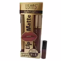 رژ لب مایع و مداد لب یوشاس USHAS شماره 01