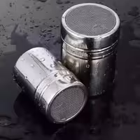آرد پاش دو تایی گرد از جنس استیل