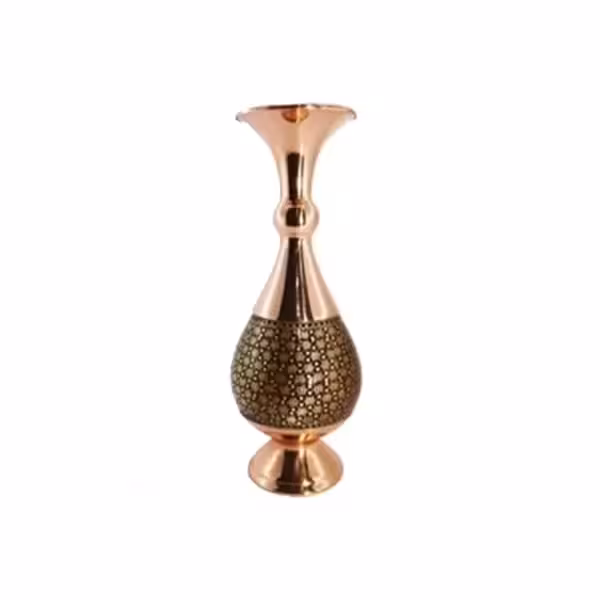 گلدان مس و خاتم 20 با جعبه