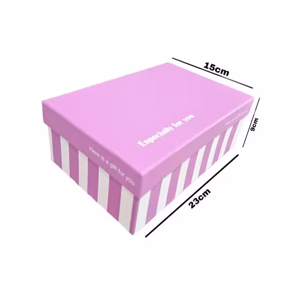 جعبه بنفش راه راه