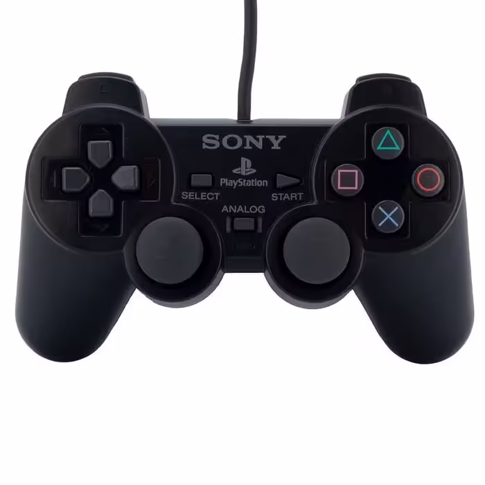 دسته PS2 (پلی استیشن 2) درجه 1 سیم ابریشمی